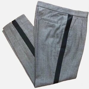J. Crew Martie Pants, tux stripe, 8T, Houndstooth grey